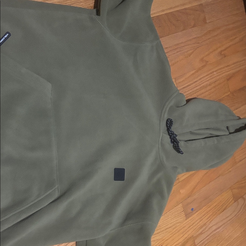 Volcom Forest Green Fleece Hoodie